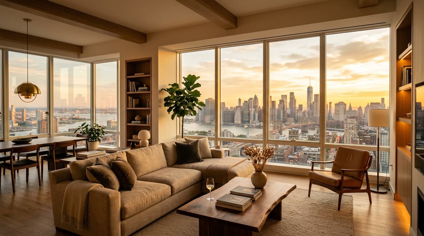 Luxury modern apartment interior